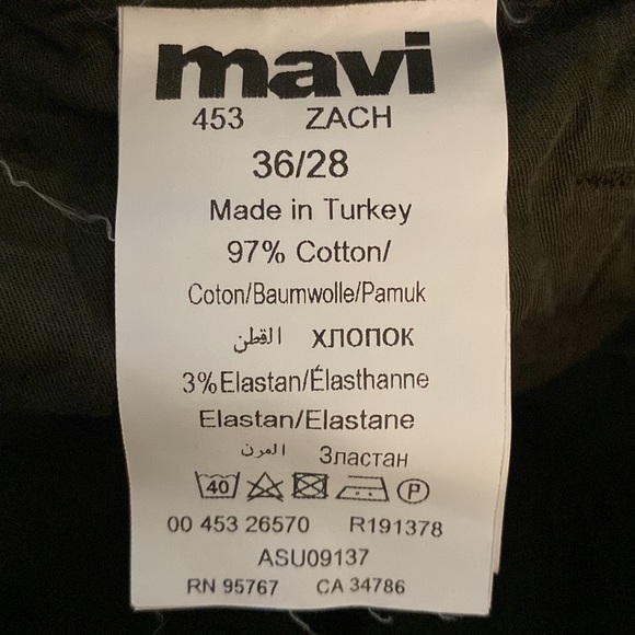 Mens Mavi dark green jeans. Very soft! - Picture 4 of 4